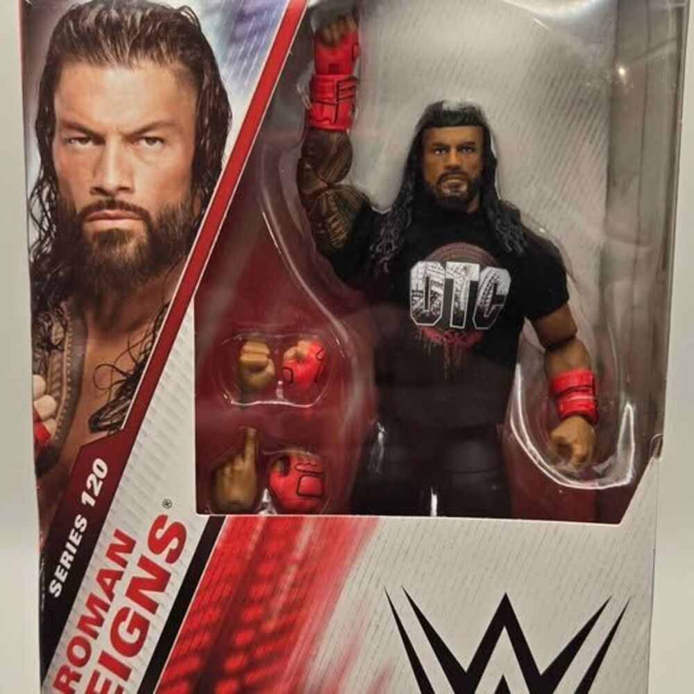 WWE Elite 120 Roman Reigns OTC Action Figure Mattel Bloodline Tribal Chief NEW